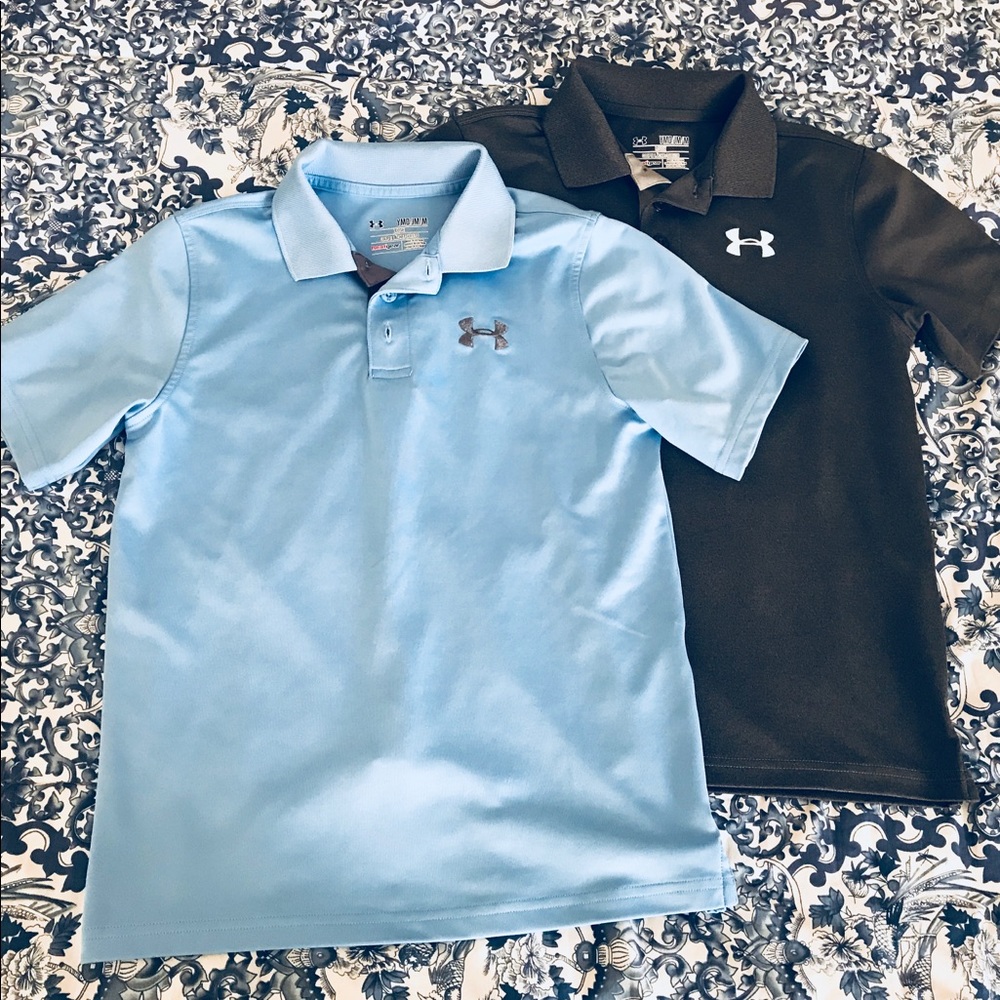 Under Armour golf shirts. Youth boys Size medium